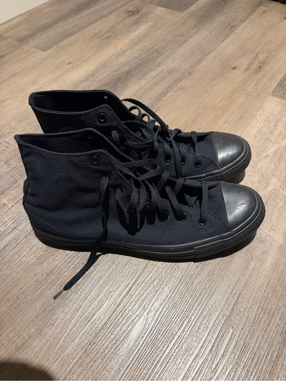 Converse Black High-Top Canvas Sneakers